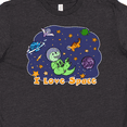 thumbnail image 4 of Inktastic I Love Space Cute Dinos and Planets Youth T-Shirt, 4 of 5