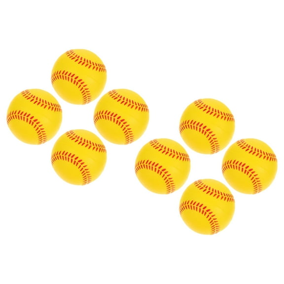 OFFIGAM Softball Training Equipment Set with 8 PU Sponge Softballs for Beginners Outdoor Practice and Skill Development