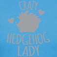thumbnail image 3 of CafePress - Crazy Hedgehog Lady T Shirt - Women's Traditional Fit Dark T-Shirt, 3 of 4