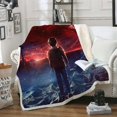 thumbnail image 1 of Stranger Things Couverture en Polaire Imprimée 3d_cadeau de g, 1 of 3