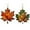 2pcs, variant on Qocolhg 27in Fall Gnome Wreath for Front Door with Maple Leaves and Flower, Welcome Sign Artificial Autumn Thanksgiving Harvest Festival Farmhouse Indoor Outdoor Party Decorations