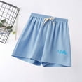 thumbnail image 4 of Fengyings Little Girls Athletic Running Shorts Quick Dry Summer Shorts Gym Drawstring Shorts for Girls 2-10 Years, 4 of 7