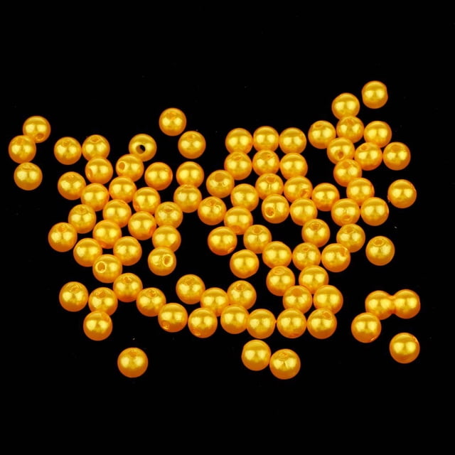 Señuelo de Plástico perfecl 90 piezas 6mm Amarillo