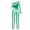 Green, variant on Alvivi Kids Girls One Shoulder Long Sleeve Jumpsuit Christmas Dance Bodysuit 4-16