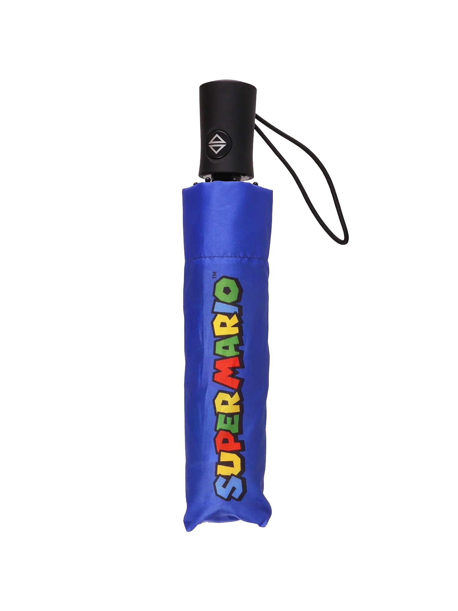 Super Mario 6 Panel Telescopic Umbrella with Auto Open Button
