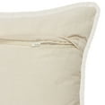 thumbnail image 6 of Laddha Home Designs 20" Red and Yellow Chindi Fringe Square Throw Pillow, 6 of 9