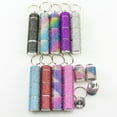 thumbnail image 2 of Can be divided into 3 diamond studded pill bottle keychains, portable medicine bottle keychains, 2 of 3