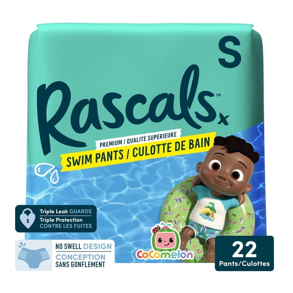 Rascals Premium Swim Pants, Size S, 22 Count