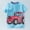 90#Blue, variant on 4-16Years Digital Printing Fashion Children's Seven Color Pigment Summer Loose Children's Short-sleeved T-shirt Boys Short-sleeved Peasant Top Boys Lace Up Blouse Cowl Neck Top Long Sleeve