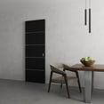 thumbnail image 5 of Hidden Barn | Planum 0020 Matte Black | Sturdy Finished Doors | Magic Concealed Sliding Set 42" x 84", 5 of 5