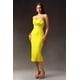 thumbnail image 3 of Vestido midi sin mangas con vendaje de espina de pescado Dress Suku, 3 of 6