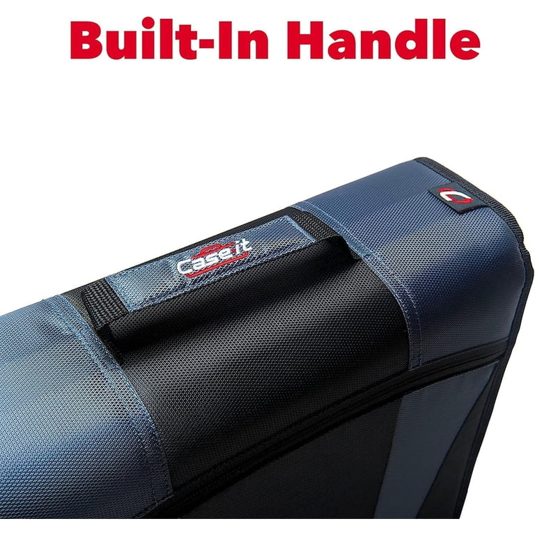 Case-it The Dual 2.0 Zipper Binder Backpack - Two 2 Inch D-Rings