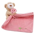 thumbnail image 1 of Precioso oso de peluche, manta de seguridad, suave juguete para bebés y niños, regalo para recién nacidos, color rosa, 1 of 8