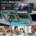 thumbnail image 2 of Cell Phone Cases For Samsung S25 FE Case Built in Slide Camera Lens Cover+Finger Ring Holder Kickstand,Heavy Duty Shockproof Full Body Phone Cover, 2 of 6