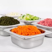 Sammic CK-35V Combination Food Processor, 5.8 Qt Bowl, Variable Speed, Reverse Function, Continuous Feed & Batch Modes, LED Digital Controls, 3 HP Motor, 120V, Stainless Steel