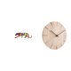 thumbnail image 1 of Estatua Escultura Animal Figura Artesanal Adorno para Decoración Estantería Interior Hogar Hogareño Reloj de Pared de Madera Maciza Diseño C, 1 of 8