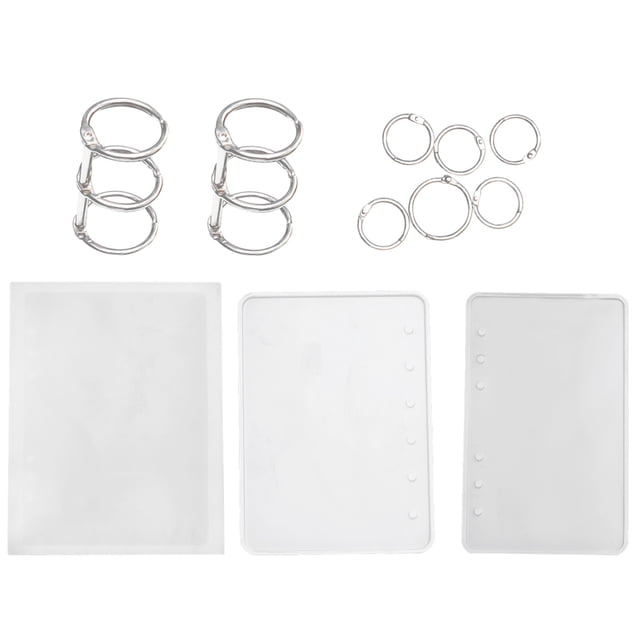 EeaseMX Juego de 11 moldes de silicona semitransparente para fundas de cuaderno (estilo aleatorio)