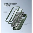 thumbnail image 4 of Dexnor pour Google Pixel 9 Pro Étui avec Cache Coulissant pour Caméra et Protecteur d'Écran Intégré et Béquille Robuste, Étui de Protection Intégrale Pare-Chocs Robuste pour Pixel 9 Pro 2024, Vert, 4 of 8