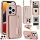 thumbnail image 2 of Faux Leather Phone Case For IPhone 15/14/13/12/11/ Pro Max XS Max XR 15/14/7/8 Plus SE With Holder Wrist Long Lanyard Wallet Card Bag Crossbody Shockproof Protective Cover, 2 of 5