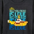 thumbnail image 3 of The Beatles - All You Need Is Love - Women's Lightweight French Terry Long Sleeve Shirt, 3 of 6
