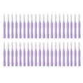 thumbnail image 1 of 40 cepillos interdentales para prevenir la caries y eliminar el mal aliento, cepillo de limpieza para adultos, morado, 1,2-1,5 mm, 1 of 12