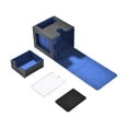 thumbnail image 2 of TISHITA Card Deck Box Card Carrying Organiser Case Trading Cards Case for 100+ Cards Blue Black, 2 of 7
