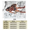 thumbnail image 4 of Manta de franela de Wonder Woman, suave y acogedora manta de felpa para todas las estaciones para niños y niñas, manta ligera y cálida para cama, sofá o viaje, 40 x 30 pulgadas, 4 of 8