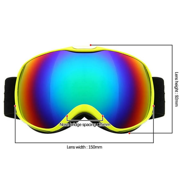 Kids Snow Goggles Anti-fog UV Protection Snowboarding Ski Goggles