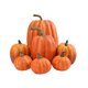 thumbnail image 1 of 7 piezas de calabazas falsas naranjas para Halloween, decoración de otoño, jardín, espuma para césped, adornos para lugares públicos, profesores, 1 of 8