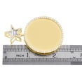 thumbnail image 5 of 10K Yellow Gold Diamond Memory Picture Pendant 2.25" Star Bail Charm 1.58 CT., 5 of 6