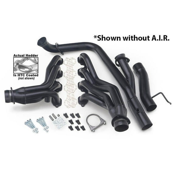 Hedman 86511 Shorty Headers Silver Ceramic Coated Fits select: 1997 FORD F350, 1988-1996 FORD F250