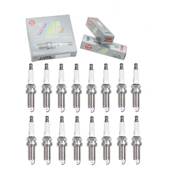Pack of 16 NGK Laser Iridium Spark Plug Replacement For HEMI Ram 1500 2011 2012 2013 2014 2015 2016 2017 2018 2019 2020 2021 2022 2023 2024 11 12 13 14 15 16 17 18 19 20 21 22 23 24 5.7 5.7L V8