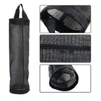 1-Pack Hanging Mesh Grocery Bag Dispenser – Space-Saving Plastic Garbage Bag Holder for Efficient Kitchen Organization TIKA