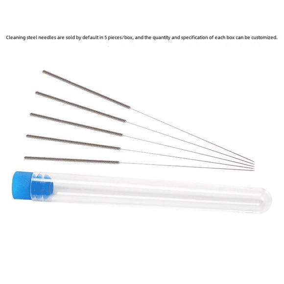 Accesorios para impresora 3D Boquilla MK8 Boquilla E3D Limpiador de agujas de acero Taladro de acero inoxidable de latón Aguja pasante