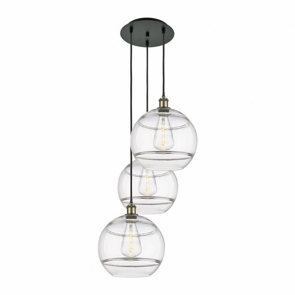 Innovations Lighting - Rochester - 3 Light Cord Hung Multi Pendant In Industrial