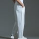 thumbnail image 4 of Pantalones largos para hombre, casuales, de moda, lisos, de pierna recta, con cordón y cintura elástica, 4 of 4