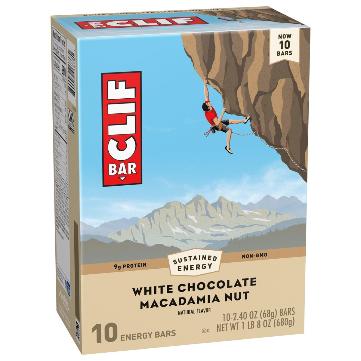 CLIF Bar White Chocolate Macadamia Nut - 24oz/10pk - Pack of 2