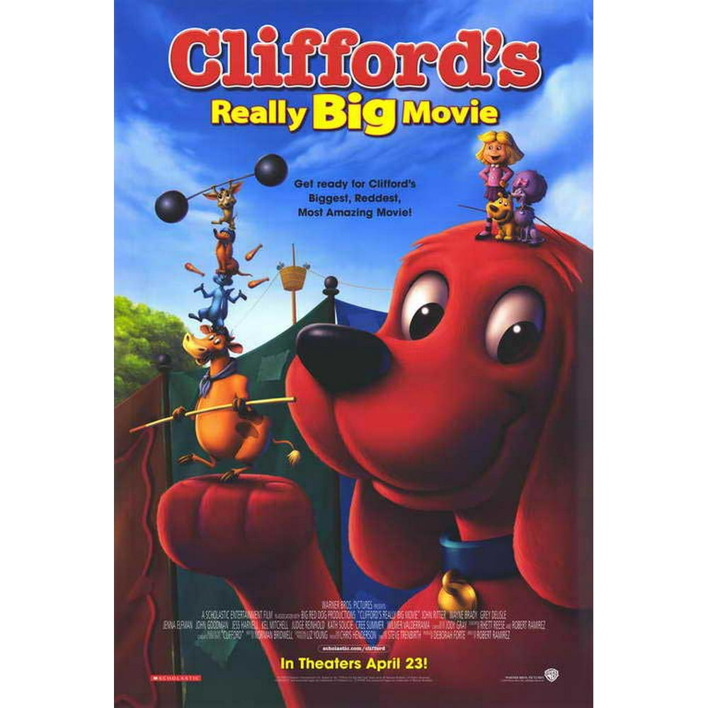 Clifford's Really Big Movie movie POSTER (Style A) (11" x 17") (2004