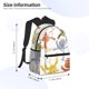 thumbnail image 2 of Disketp Cartoon Monkey Mochila Ligera Clásica con Múltiples Bolsillos, Mochila Casual para Hombre y Mujer, Ideal para Escuela, Trabajo y Viajes, 2 of 6
