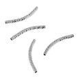 thumbnail image 1 of 4 de fideos de tubo doblado curvo de cobre para s de hallazgos de joyería de bricolaje Platino 2 × 20mm Sunnimix Bolas de espaciador de tubo curvo, 1 of 8