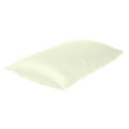 thumbnail image 4 of Ivory Dreamy Set of 2 Silky Satin Queen Pillowcases, 4 of 6