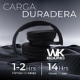 thumbnail image 4 of Audífono Inalámbrico Con Energía Solar Negro Beluga M1 Wekome, 4 of 6