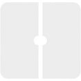 thumbnail image 4 of 16"OD x 2"ID x 5 1/2"C x 1"P Lucan Architectural Grade PVC Contemporary Ceiling Medallion, Two Piece, 4 of 11