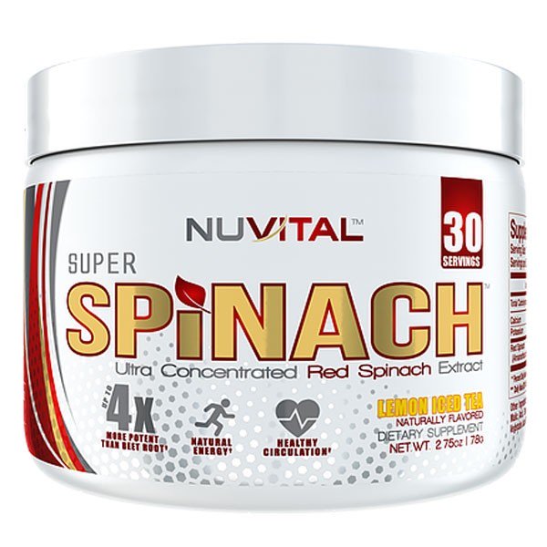 Nuvital Super Spinach Ultra Concentrated Red Spinach ExtractPeach Mango (30serv)