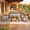 Beige(Wicker rocking)-4, variant on 4-Piece All-Weather Steel Patio Conversation Set - Thick Cushioned Outdoor Sofa with Tempered Glass Coffee Table, Waterproof Backyard/Porch/Balcony/Poolside Furniture Beige