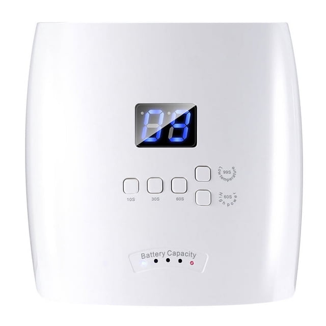 Lámpara de uñas LED UV recargable, luz de uñas profesional, secador de uñas rápido de gel de curado inalámbrico, lámpara de uñas portátil con sensor automático f Adepaton JQWJ530