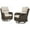 Brown/Beige, variant on Bellefurn Luxury Patio Swivel Rocker Chairs Wicker Rocking Chair,Outdoor Swivel Chairs Set of 2,Swivel Glider Lounge Chairs for Patio Balcony,Porch,Garden