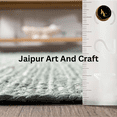 thumbnail image 4 of Jaipur Art And Craft Rectangle Jute Area Rug Reversible Hand Braided Farmhouse Carpet (5x8 Sq ft), 4 of 6