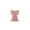 B001- Pink, variant on Pink Ceramic Bow Decorative Ornament, Bow Decor for Girls Room, Table Decor for Living Room, Shelf Decorations for Living Room, 5X5X6 Inch Smooth Glazed Desktop Display Piece