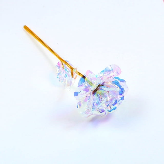 Rosa Artificial Xihbxyly En Papel Aluminio 24 colchas Chapada En Oro Regalo En San Valentín